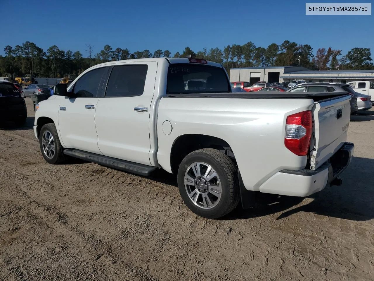 2021 Toyota Tundra Crewmax 1794 VIN: 5TFGY5F15MX285750 Lot: 78024614