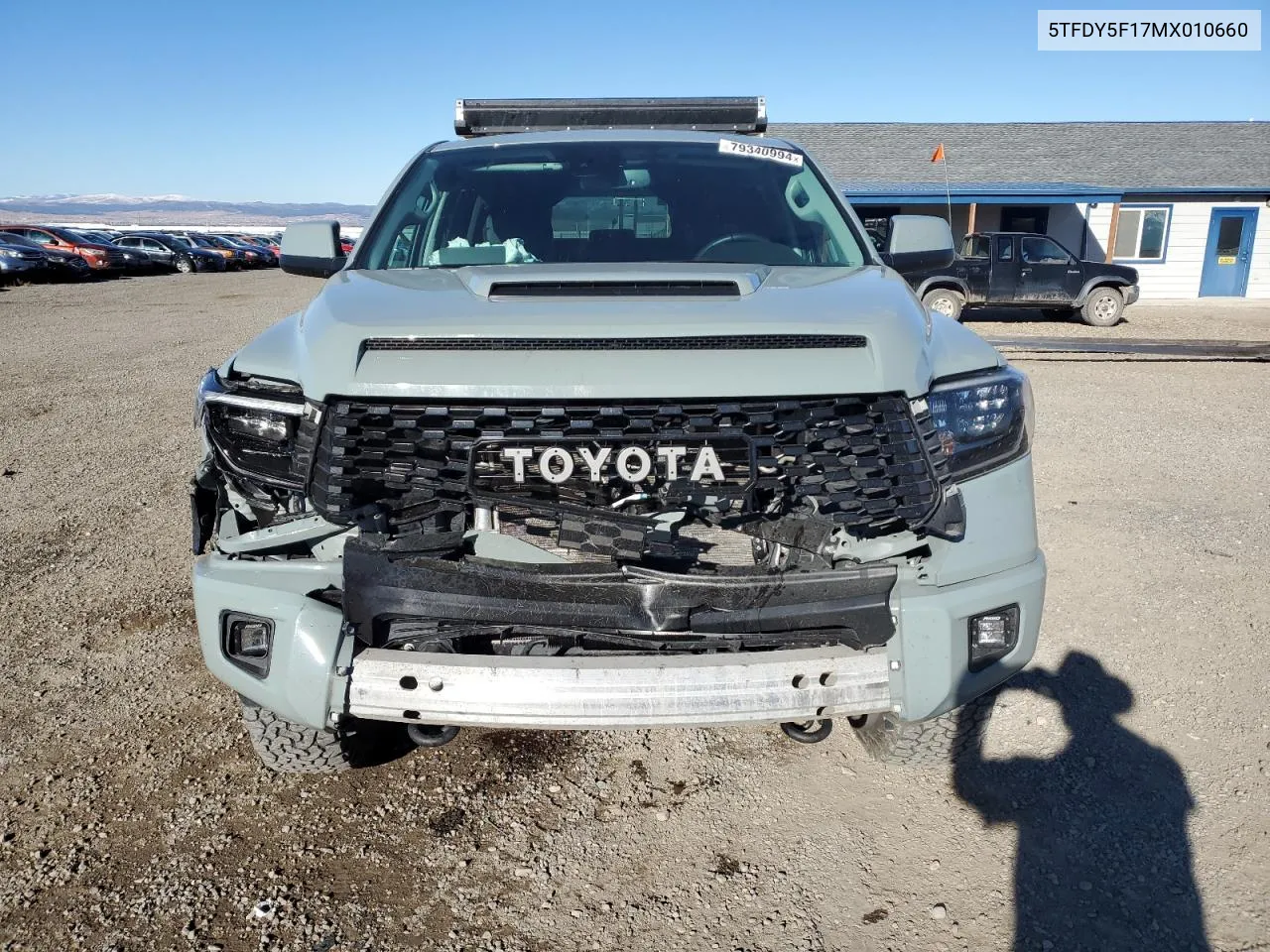 2021 Toyota Tundra Crewmax Sr5 VIN: 5TFDY5F17MX010660 Lot: 79340994