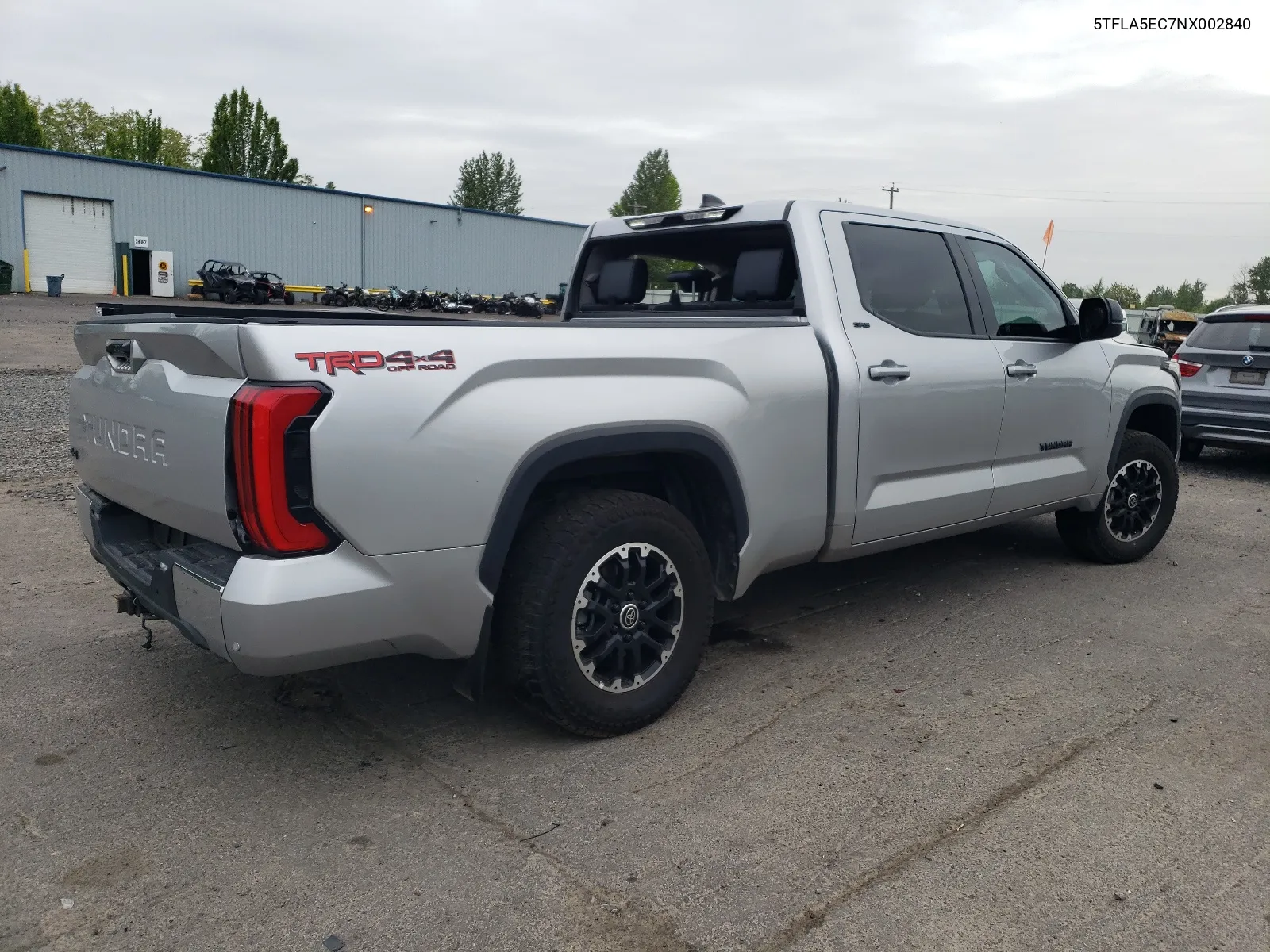 2022 Toyota Tundra Crewmax Sr5 VIN: 5TFLA5EC7NX002840 Lot: 56014314