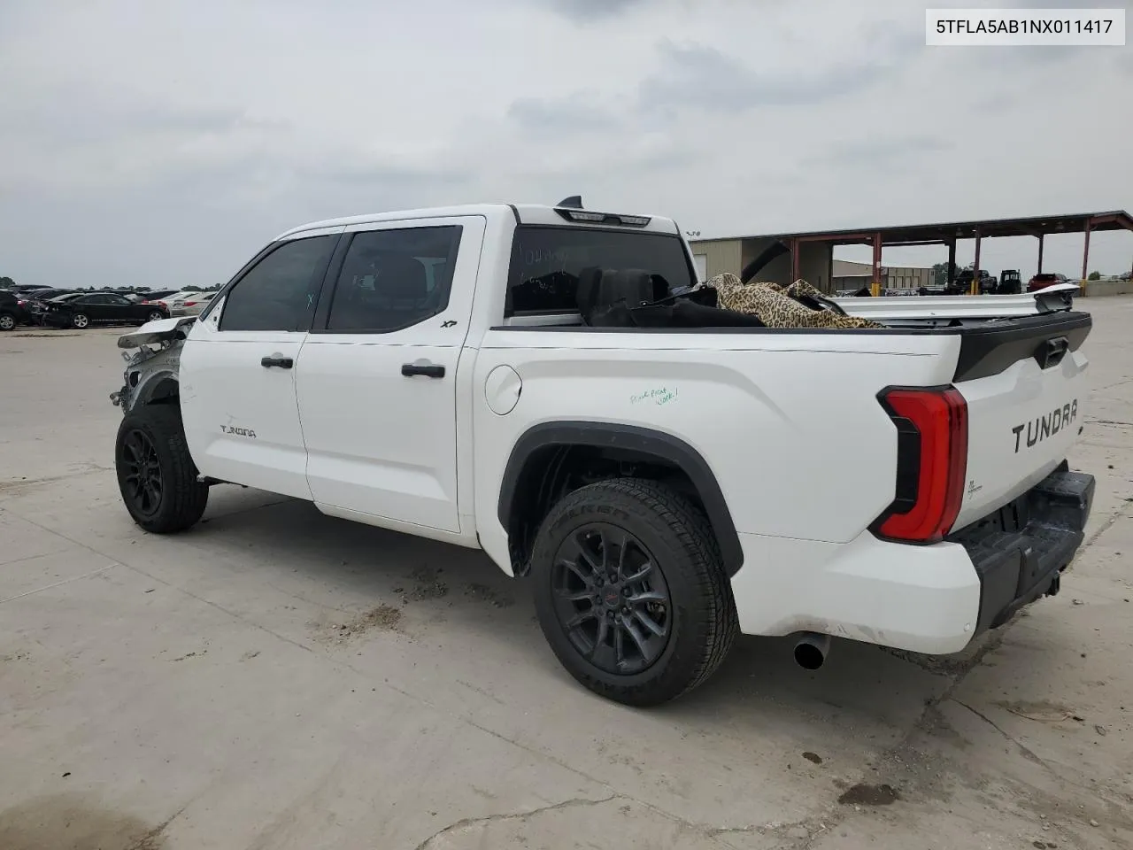 2022 Toyota Tundra Crewmax Sr VIN: 5TFLA5AB1NX011417 Lot: 56474274