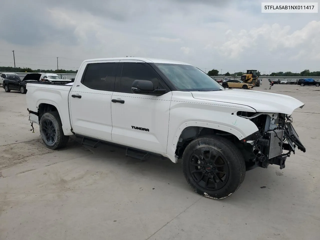 2022 Toyota Tundra Crewmax Sr VIN: 5TFLA5AB1NX011417 Lot: 56474274