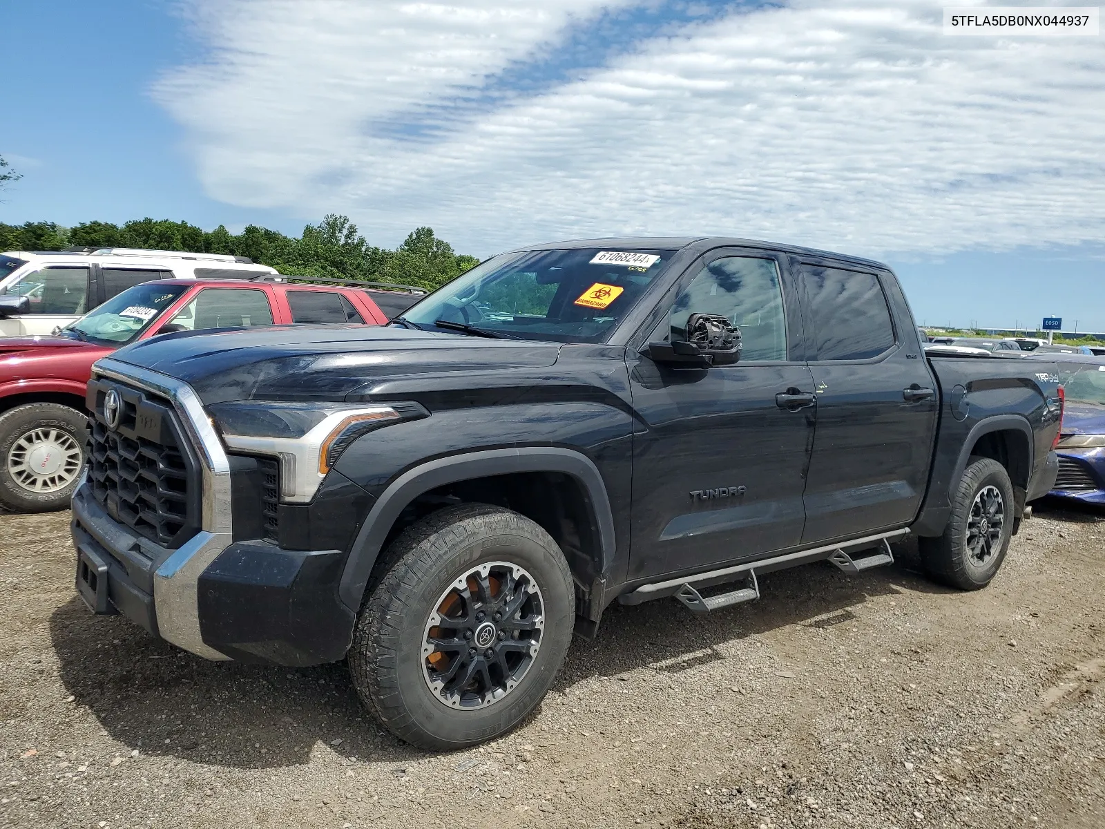 2022 Toyota Tundra Crewmax Sr VIN: 5TFLA5DB0NX044937 Lot: 61068244