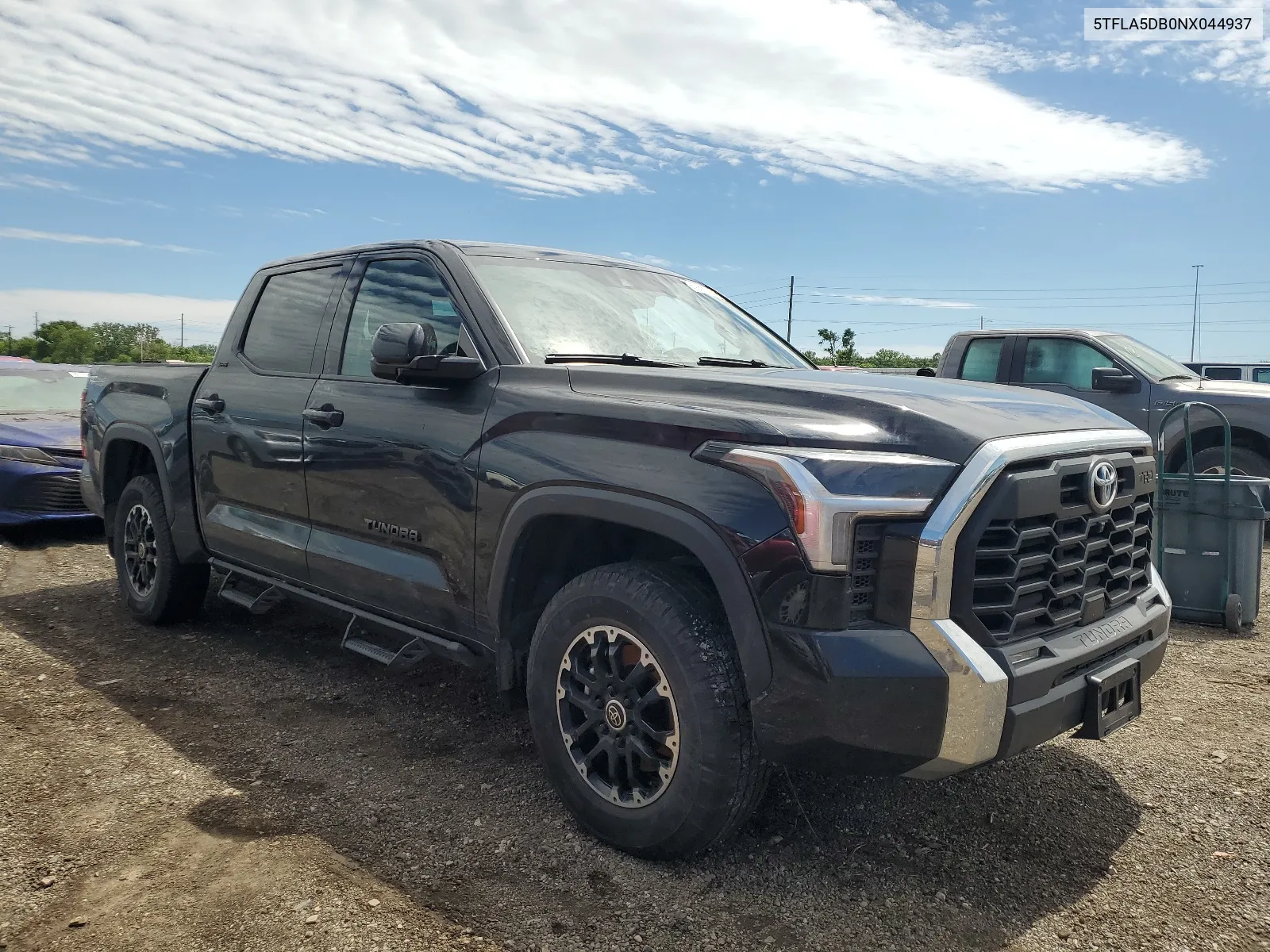 2022 Toyota Tundra Crewmax Sr VIN: 5TFLA5DB0NX044937 Lot: 61068244