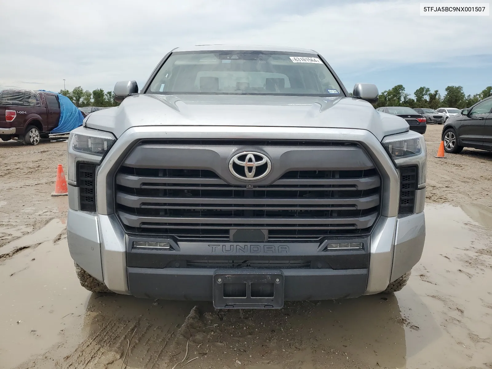 2022 Toyota Tundra Crewmax Limited VIN: 5TFJA5BC9NX001507 Lot: 63101564