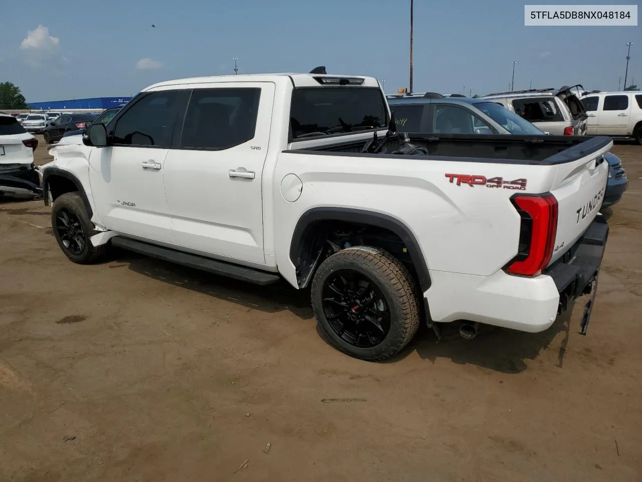 2022 Toyota Tundra Crewmax Sr VIN: 5TFLA5DB8NX048184 Lot: 64369894