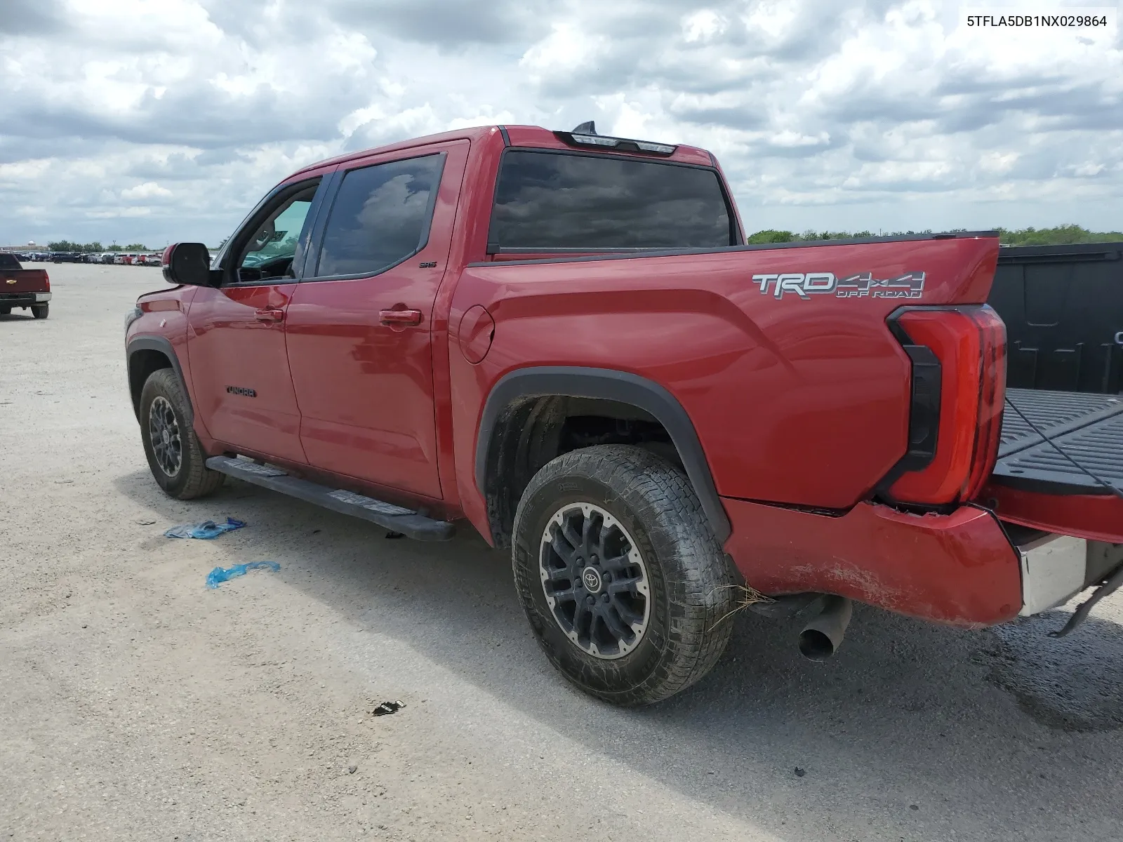 2022 Toyota Tundra Crewmax Sr VIN: 5TFLA5DB1NX029864 Lot: 64848044