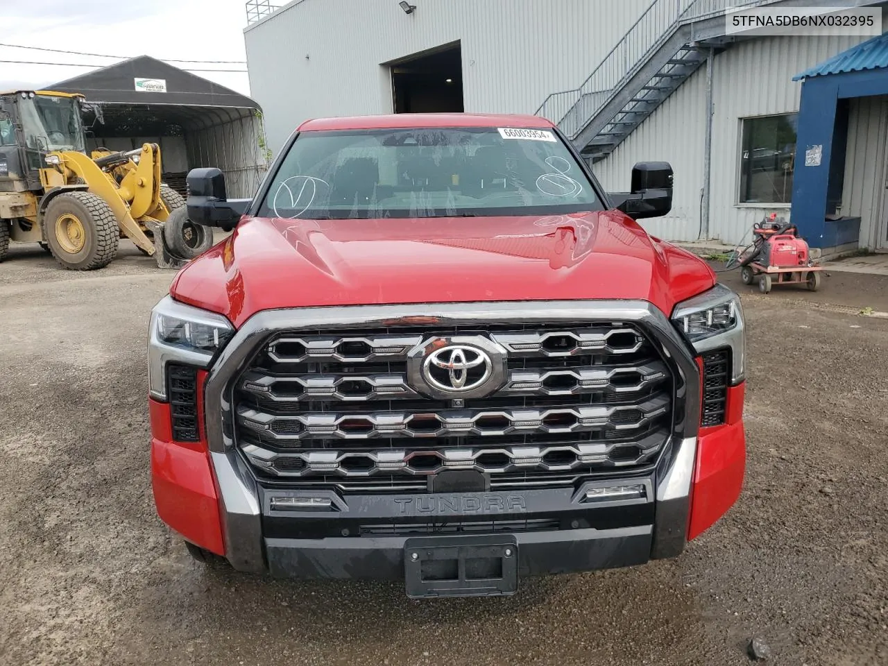 2022 Toyota Tundra Crewmax Platinum VIN: 5TFNA5DB6NX032395 Lot: 66003954