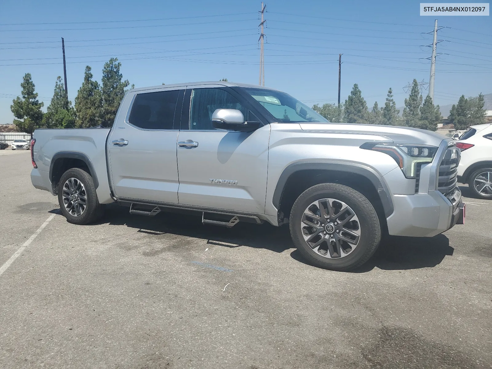 2022 Toyota Tundra Crewmax Limited VIN: 5TFJA5AB4NX012097 Lot: 66118714