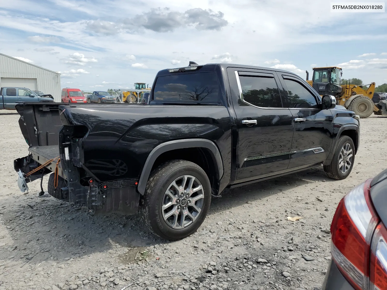 2022 Toyota Tundra Crewmax Platinum VIN: 5TFMA5DB2NX018280 Lot: 66192704