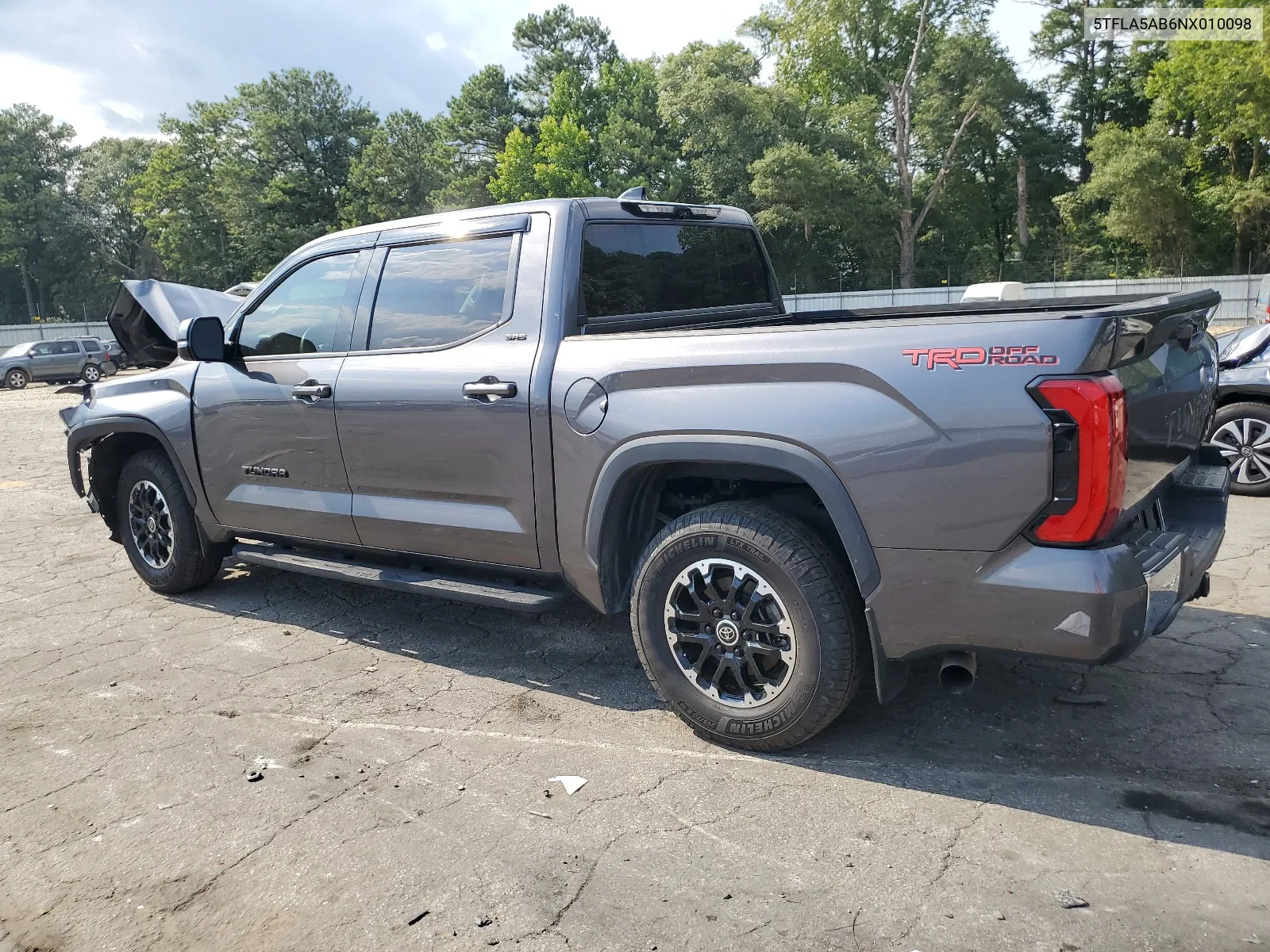 2022 Toyota Tundra Crewmax Sr VIN: 5TFLA5AB6NX010098 Lot: 66282524