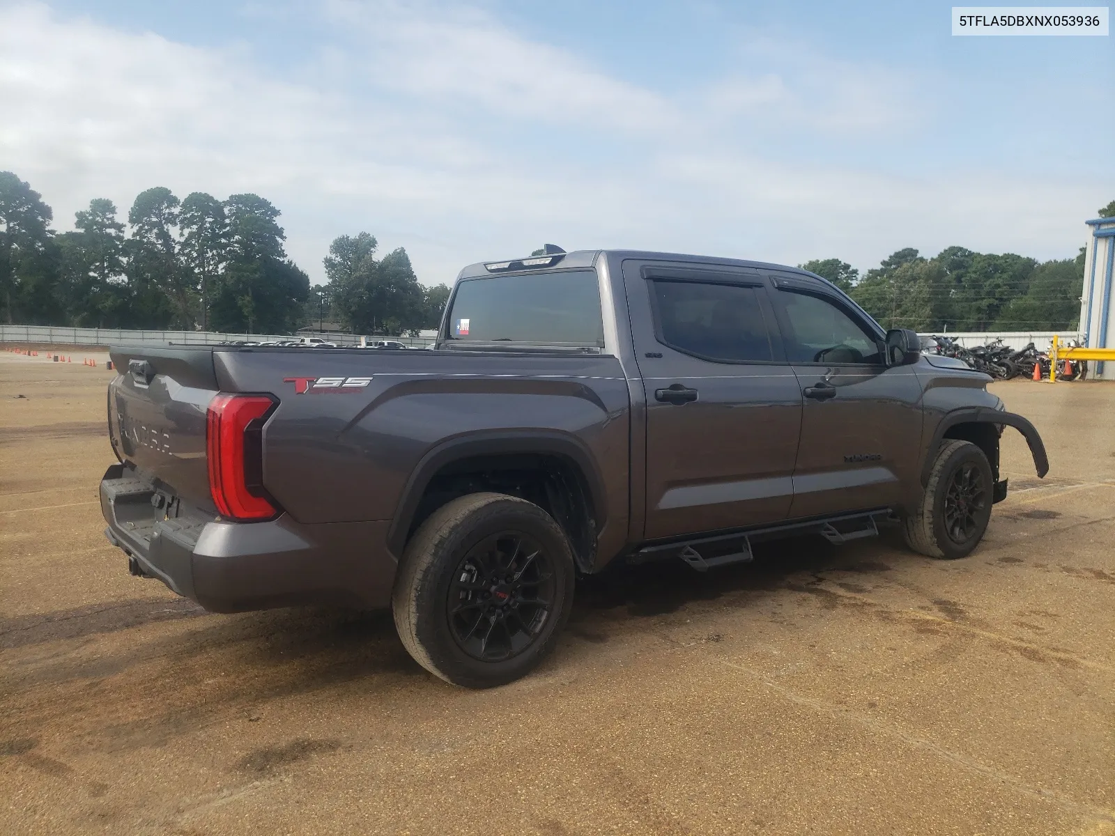 2022 Toyota Tundra Crewmax Sr VIN: 5TFLA5DBXNX053936 Lot: 67757134