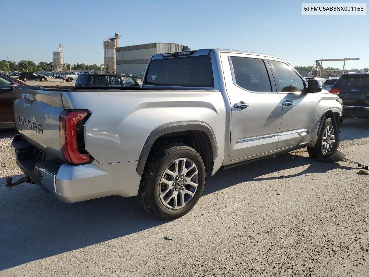 2022 Toyota Tundra Crewmax Platinum VIN: 5TFMC5AB3NX001163 Lot: 69712164