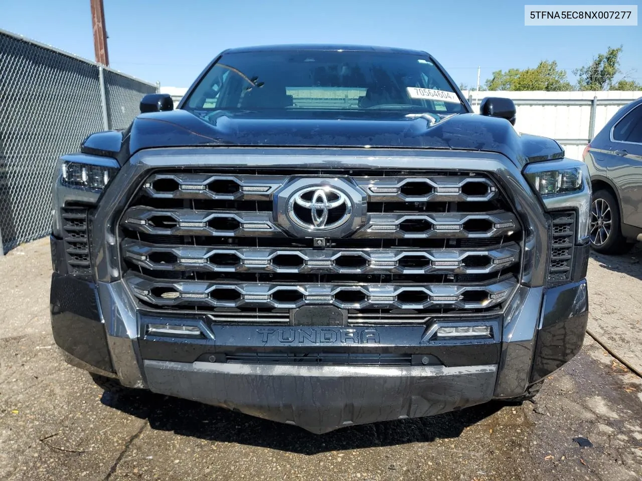 5TFNA5EC8NX007277 2022 Toyota Tundra Crewmax Platinum