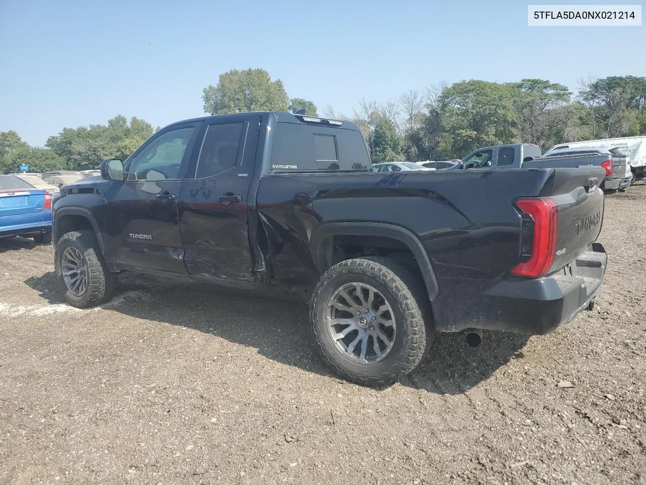 2022 Toyota Tundra Double Cab Sr VIN: 5TFLA5DA0NX021214 Lot: 70598004