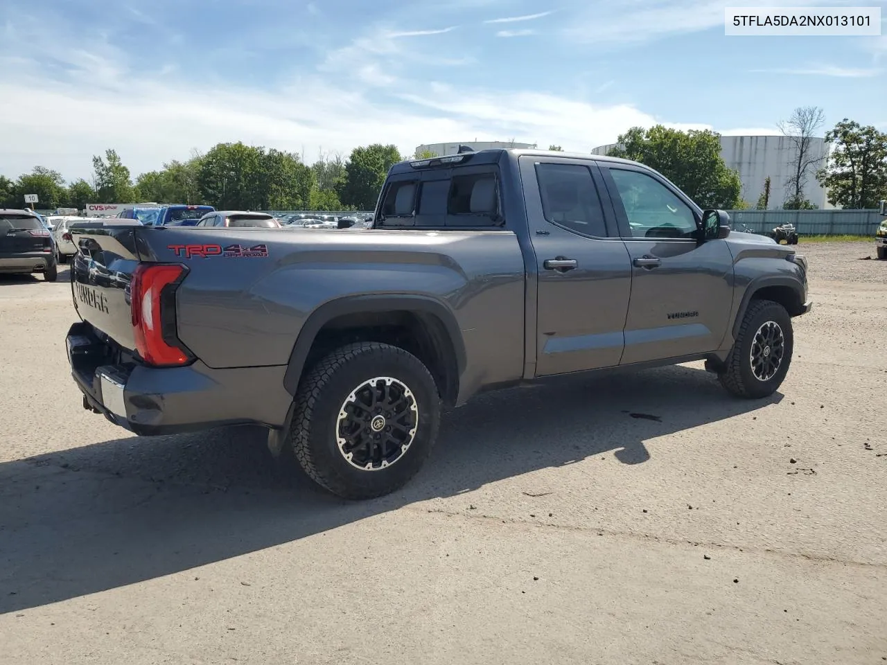 2022 Toyota Tundra Double Cab Sr VIN: 5TFLA5DA2NX013101 Lot: 70683404