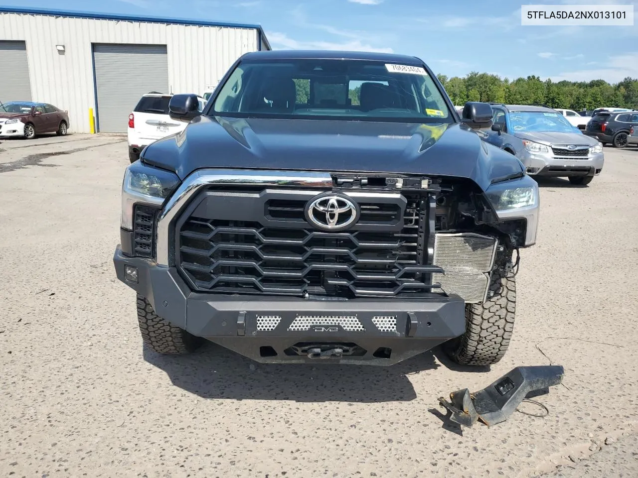 2022 Toyota Tundra Double Cab Sr VIN: 5TFLA5DA2NX013101 Lot: 70683404