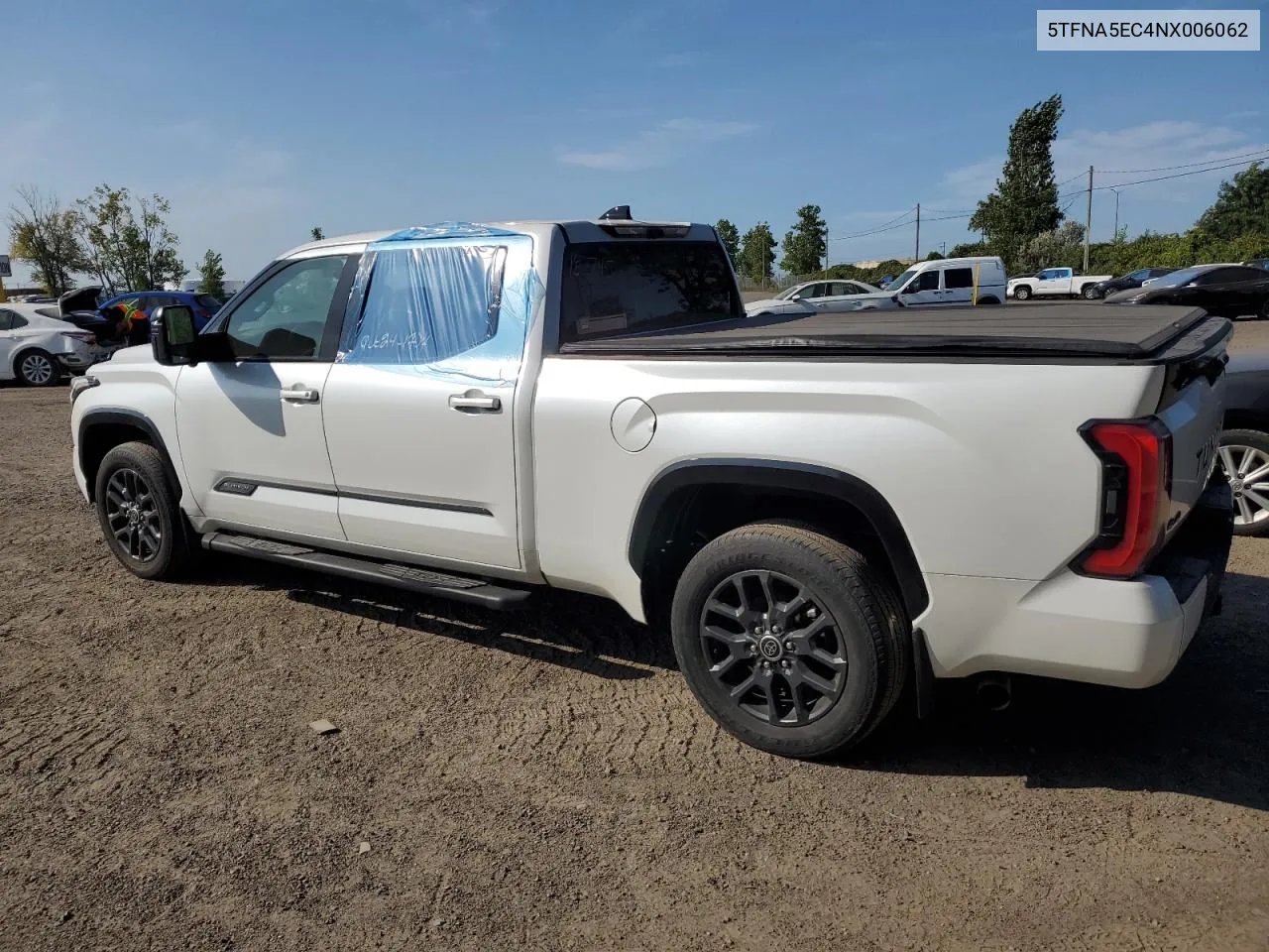 2022 Toyota Tundra Crewmax Platinum VIN: 5TFNA5EC4NX006062 Lot: 70744584