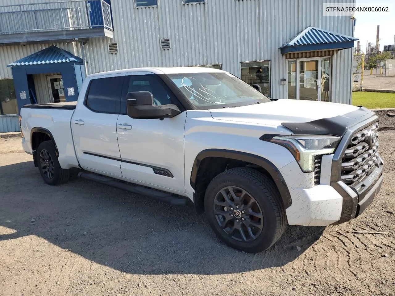 2022 Toyota Tundra Crewmax Platinum VIN: 5TFNA5EC4NX006062 Lot: 70744584