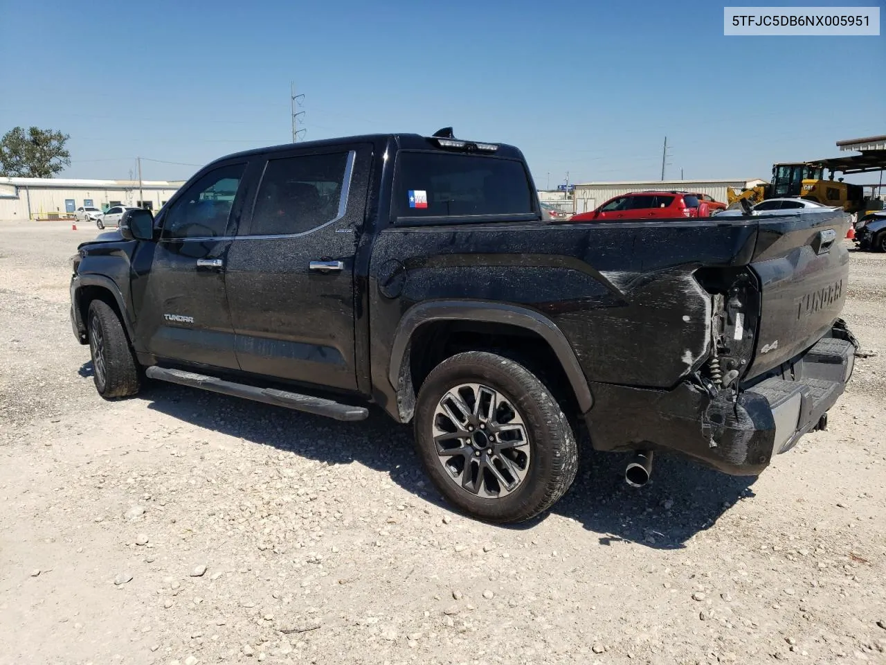 2022 Toyota Tundra Crewmax Limited VIN: 5TFJC5DB6NX005951 Lot: 70823454