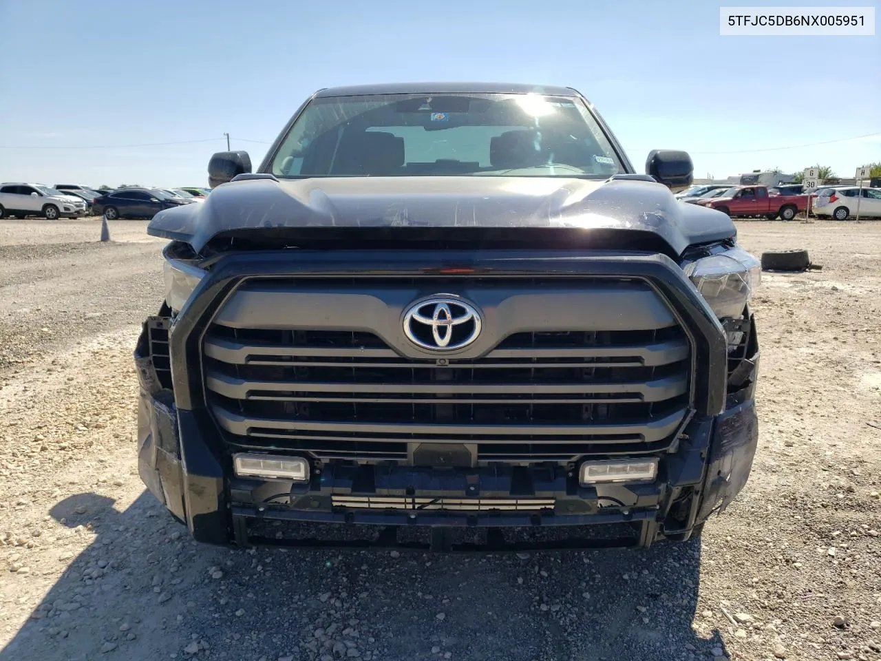 2022 Toyota Tundra Crewmax Limited VIN: 5TFJC5DB6NX005951 Lot: 70823454