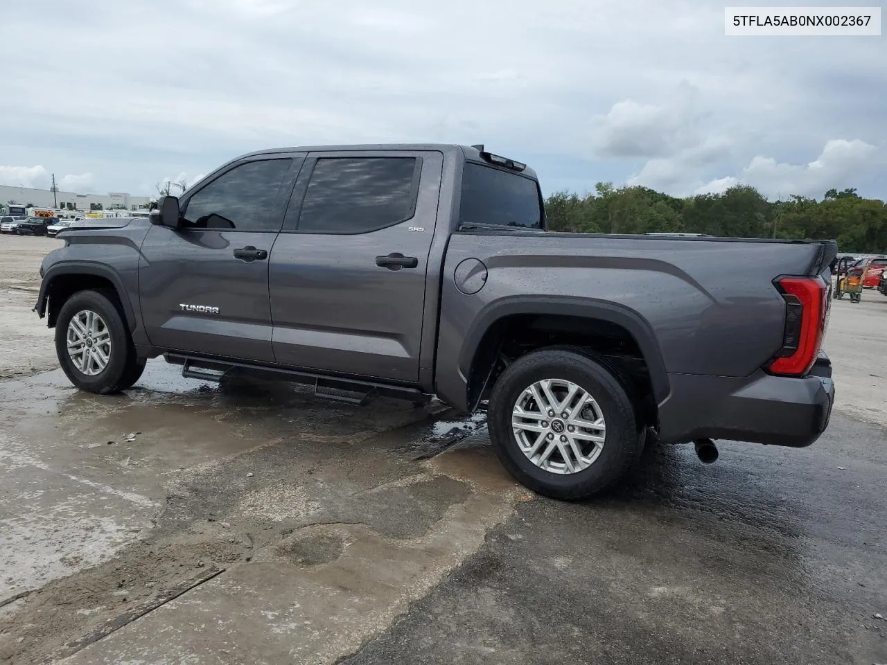 2022 Toyota Tundra Crewmax Sr VIN: 5TFLA5AB0NX002367 Lot: 70986274