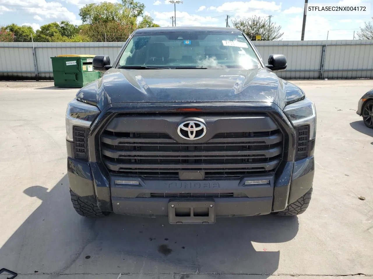 2022 Toyota Tundra Crewmax Sr5 VIN: 5TFLA5EC2NX004172 Lot: 71831374