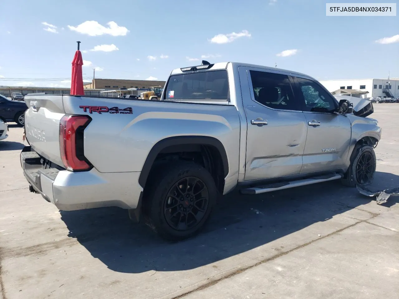 5TFJA5DB4NX034371 2022 Toyota Tundra Crewmax Limited