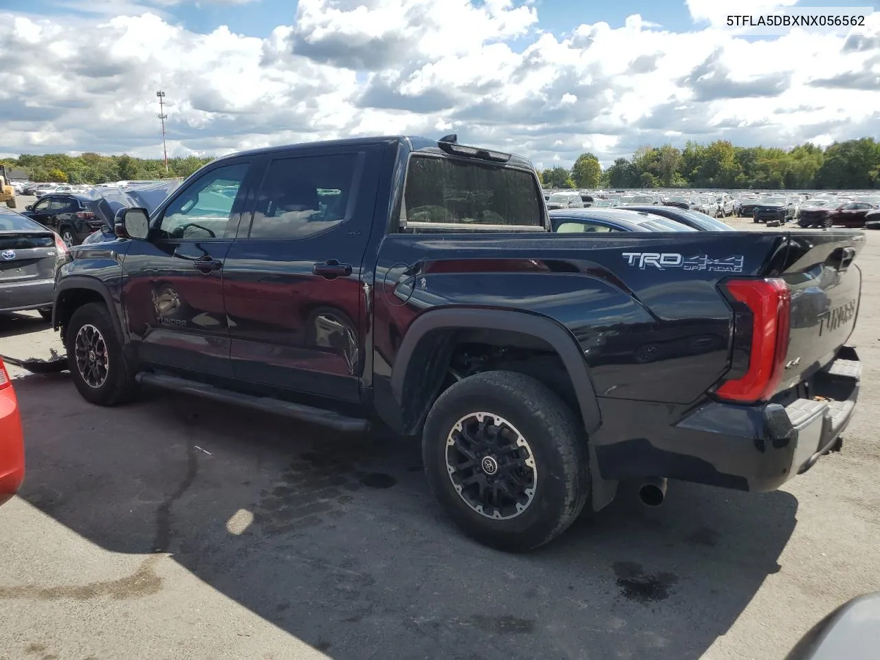 2022 Toyota Tundra Crewmax Sr VIN: 5TFLA5DBXNX056562 Lot: 71928714