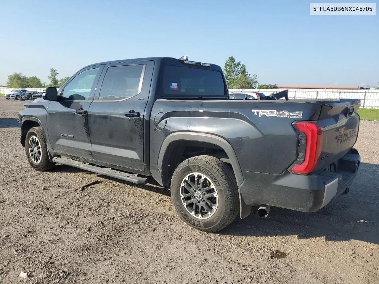 2022 Toyota Tundra Crewmax Sr VIN: 5TFLA5DB6NX045705 Lot: 72056304