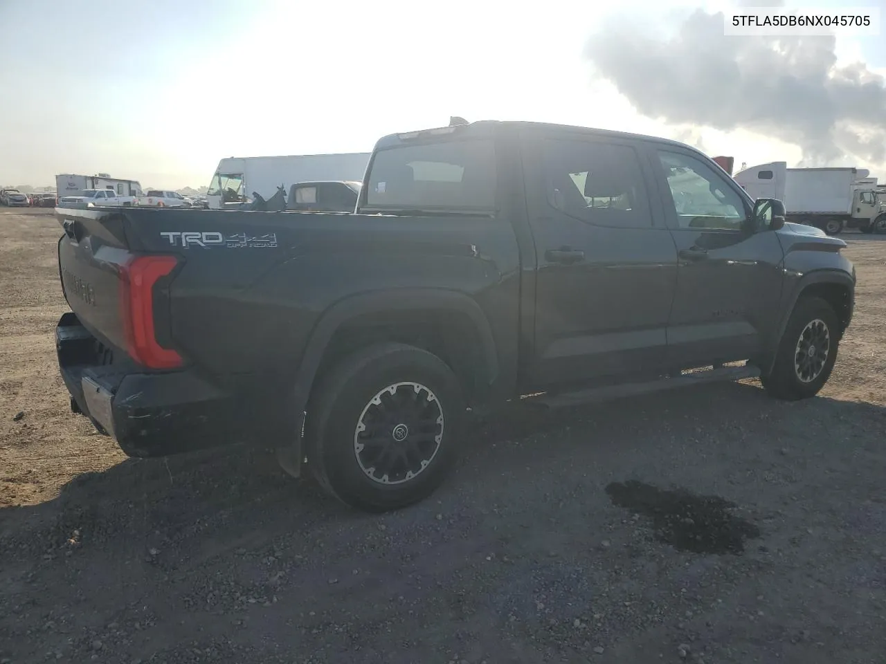 2022 Toyota Tundra Crewmax Sr VIN: 5TFLA5DB6NX045705 Lot: 72056304