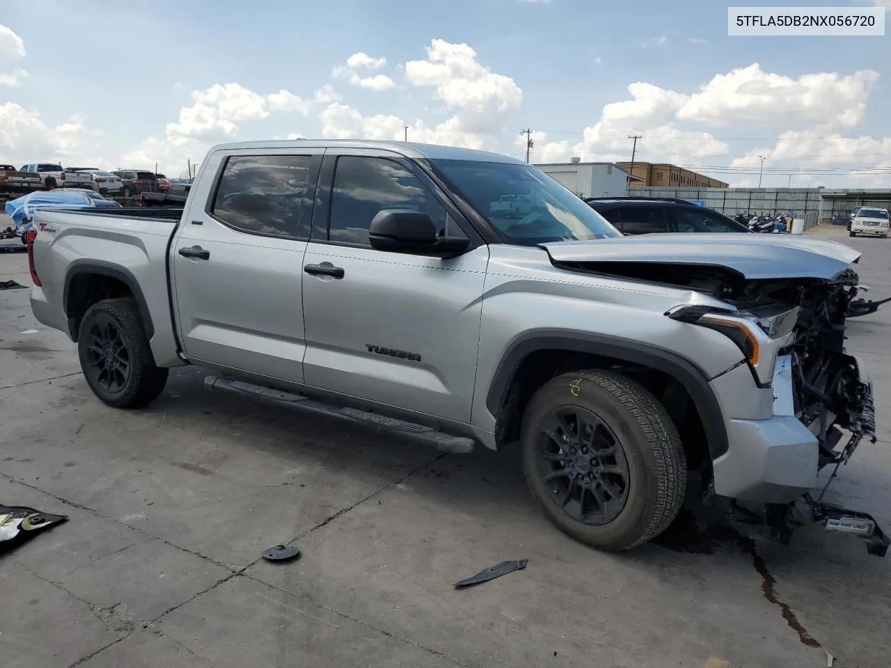 2022 Toyota Tundra Crewmax Sr VIN: 5TFLA5DB2NX056720 Lot: 72291804