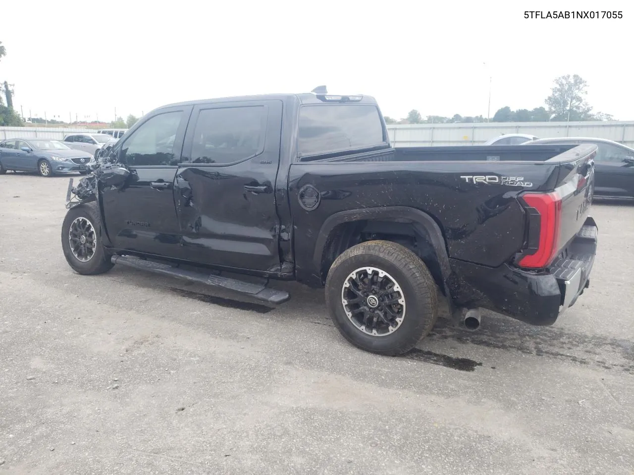 2022 Toyota Tundra Crewmax Sr VIN: 5TFLA5AB1NX017055 Lot: 72423494