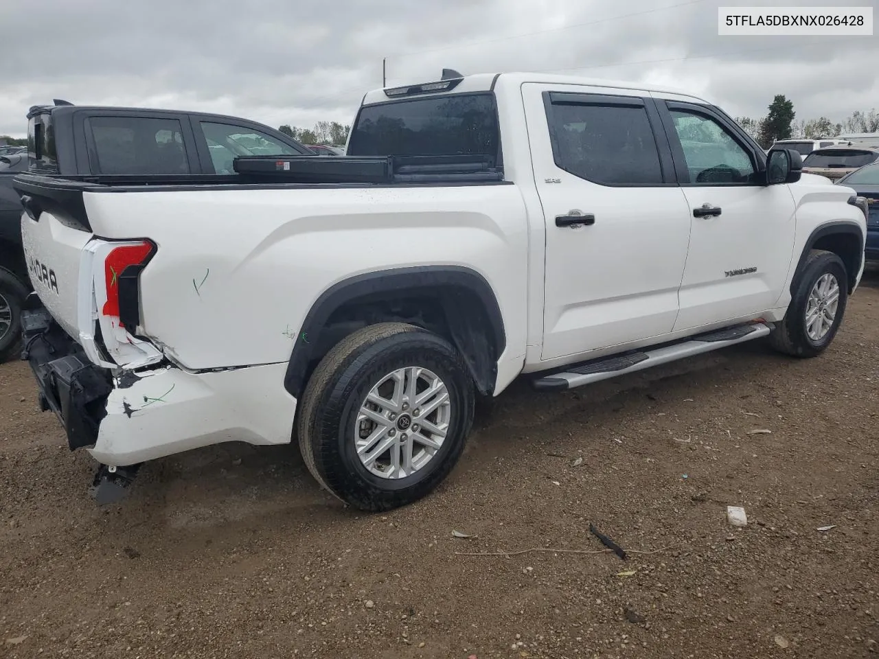 2022 Toyota Tundra Crewmax Sr VIN: 5TFLA5DBXNX026428 Lot: 72904714