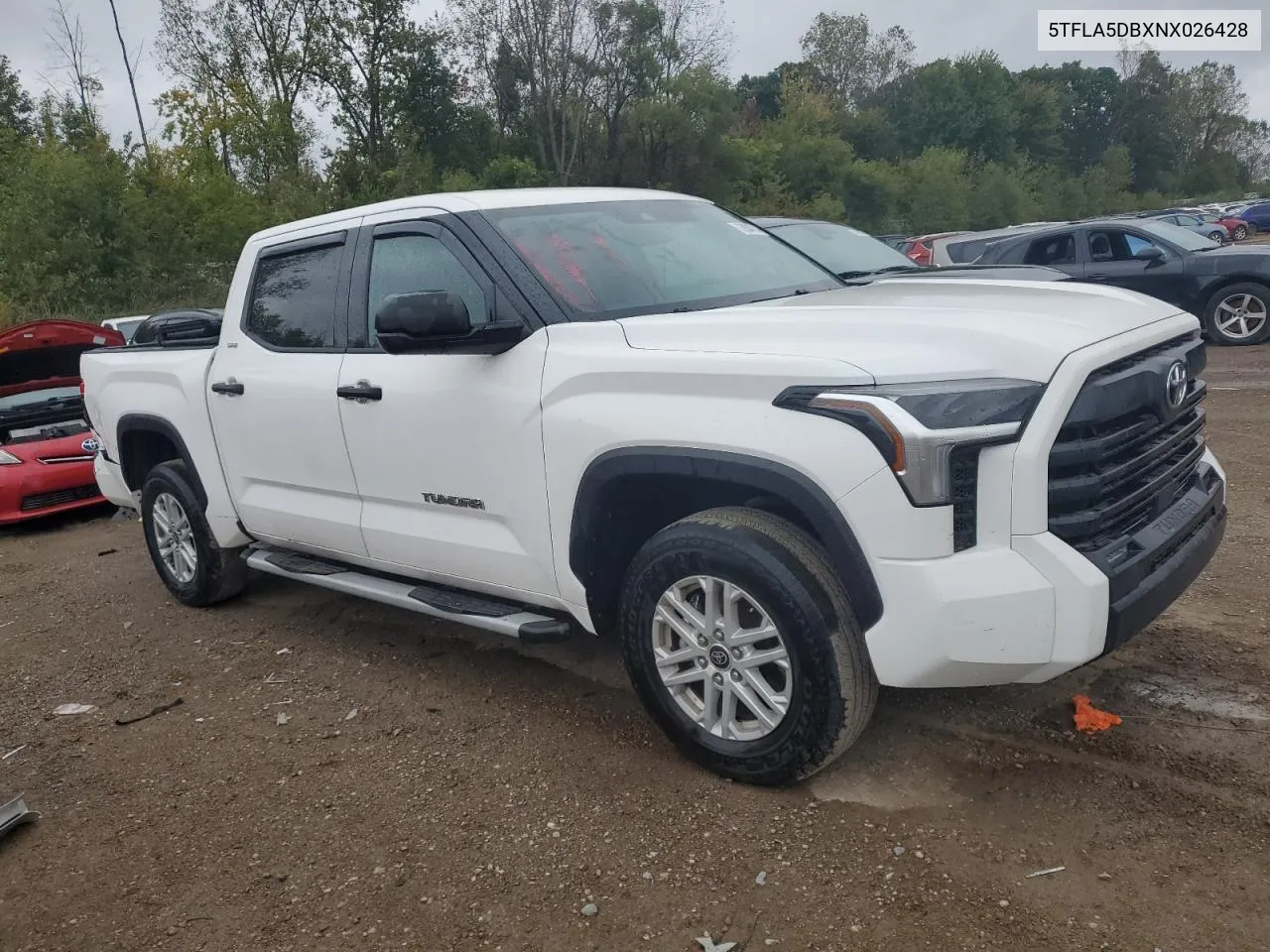 2022 Toyota Tundra Crewmax Sr VIN: 5TFLA5DBXNX026428 Lot: 72904714