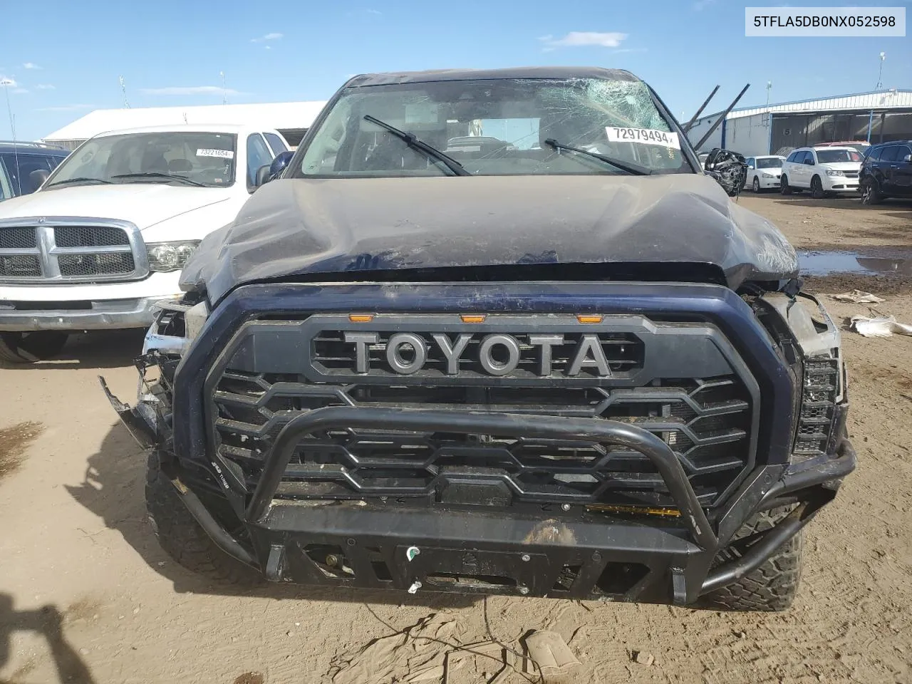 5TFLA5DB0NX052598 2022 Toyota Tundra Crewmax Sr