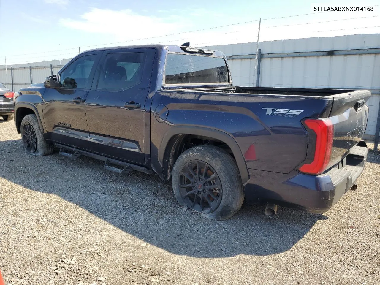 2022 Toyota Tundra Crewmax Sr VIN: 5TFLA5ABXNX014168 Lot: 73731984