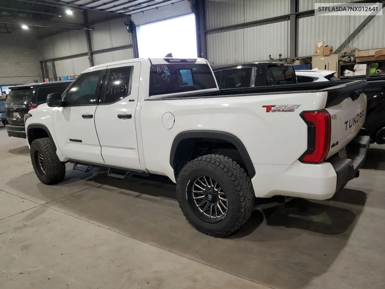 2022 Toyota Tundra Double Cab Sr VIN: 5TFLA5DA7NX012641 Lot: 75928664