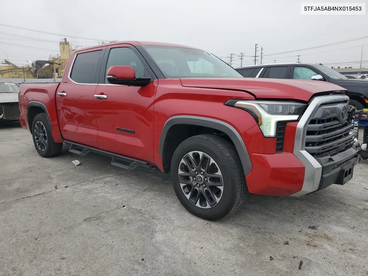 2022 Toyota Tundra Crewmax Limited VIN: 5TFJA5AB4NX015453 Lot: 76343494