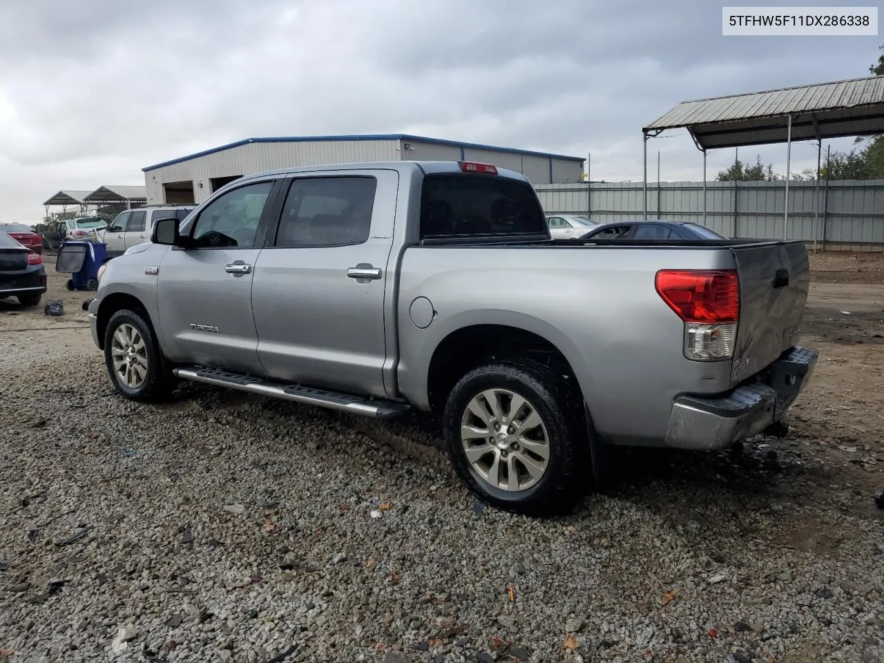 2022 Toyota Tundra Crewmax Limited VIN: 5TFHW5F11DX286338 Lot: 78537644