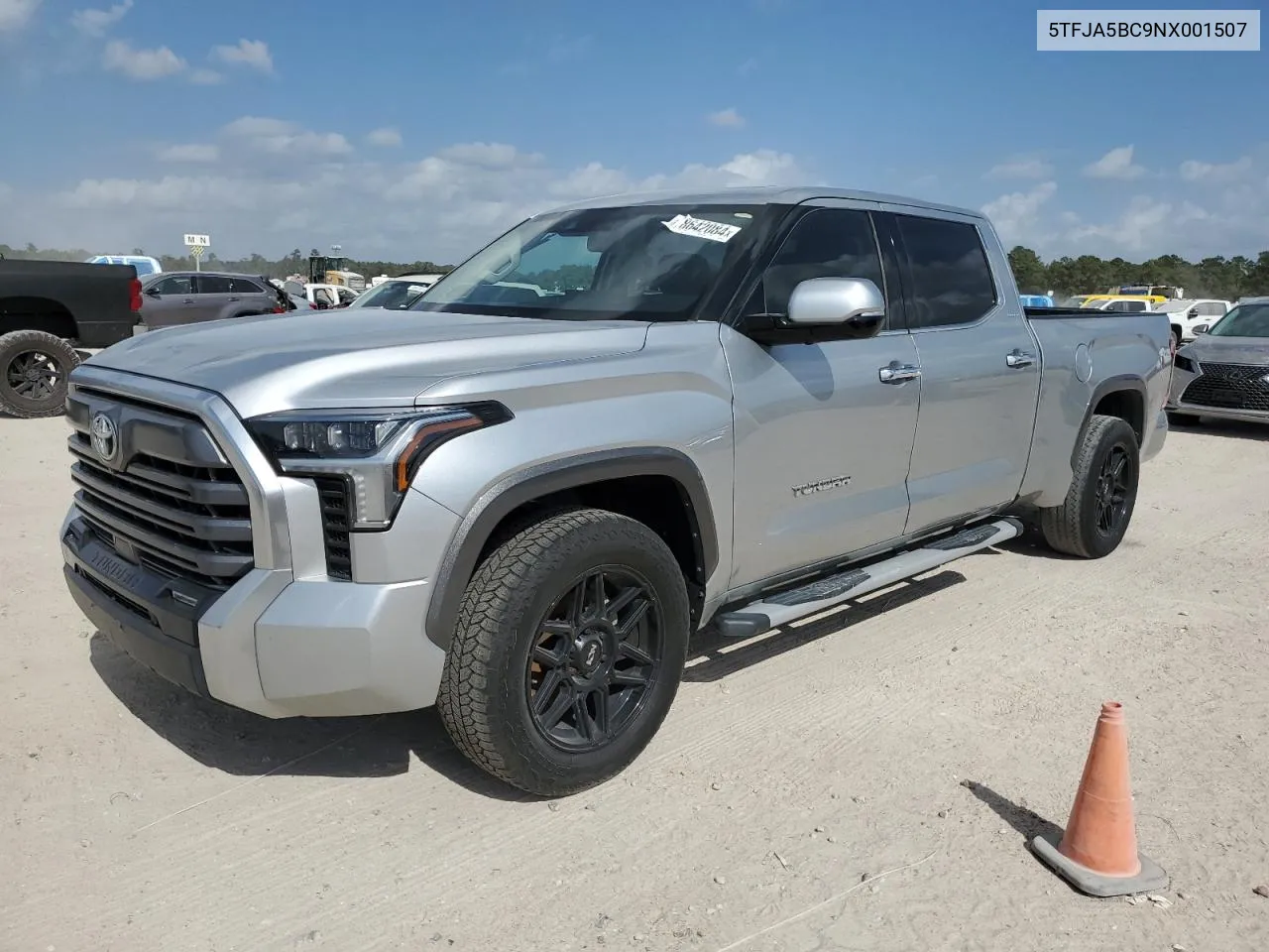 2022 Toyota Tundra Crewmax Limited VIN: 5TFJA5BC9NX001507 Lot: 78642084