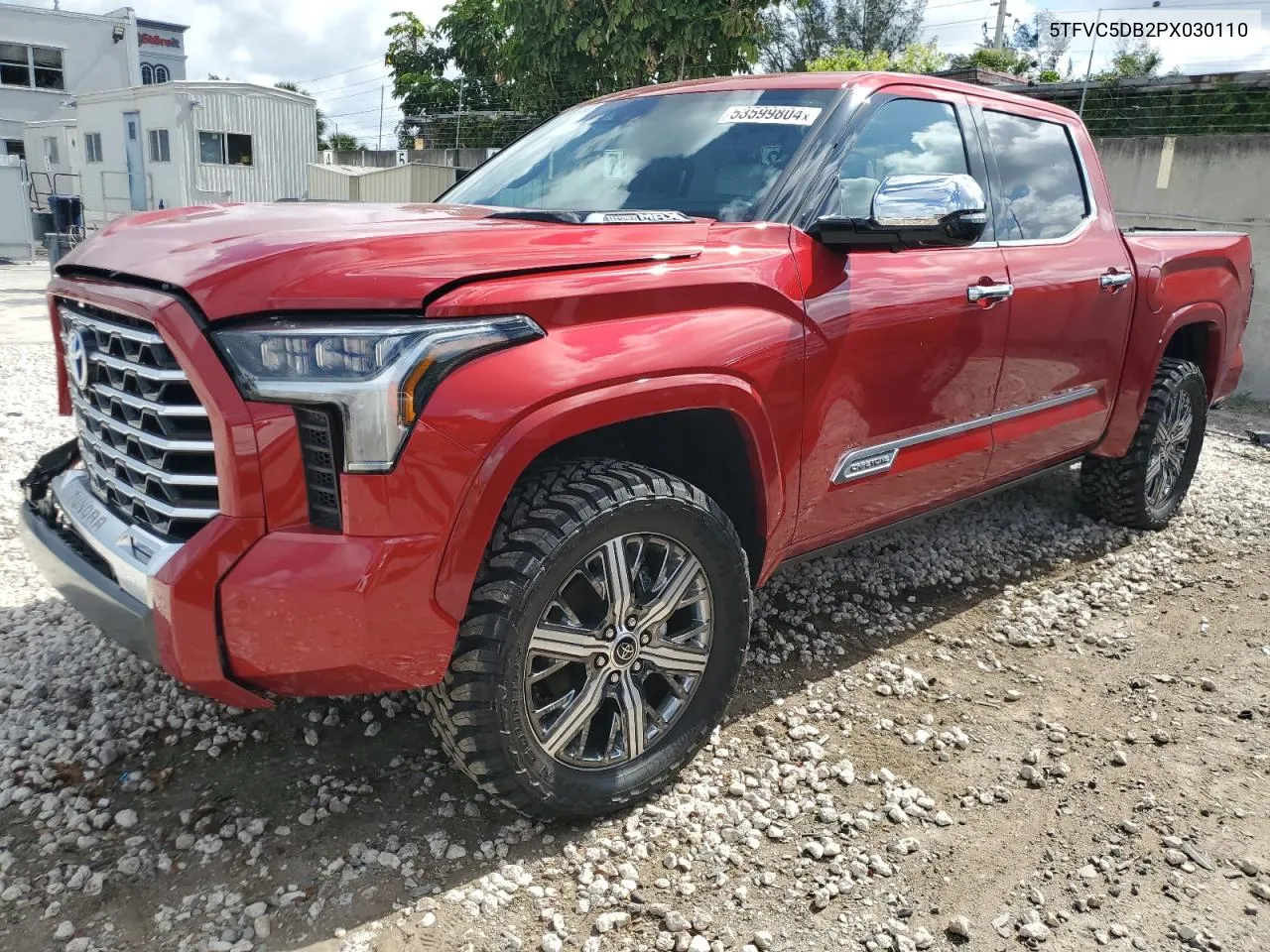 2023 Toyota Tundra Crewmax Capstone VIN: 5TFVC5DB2PX030110 Lot: 53599804