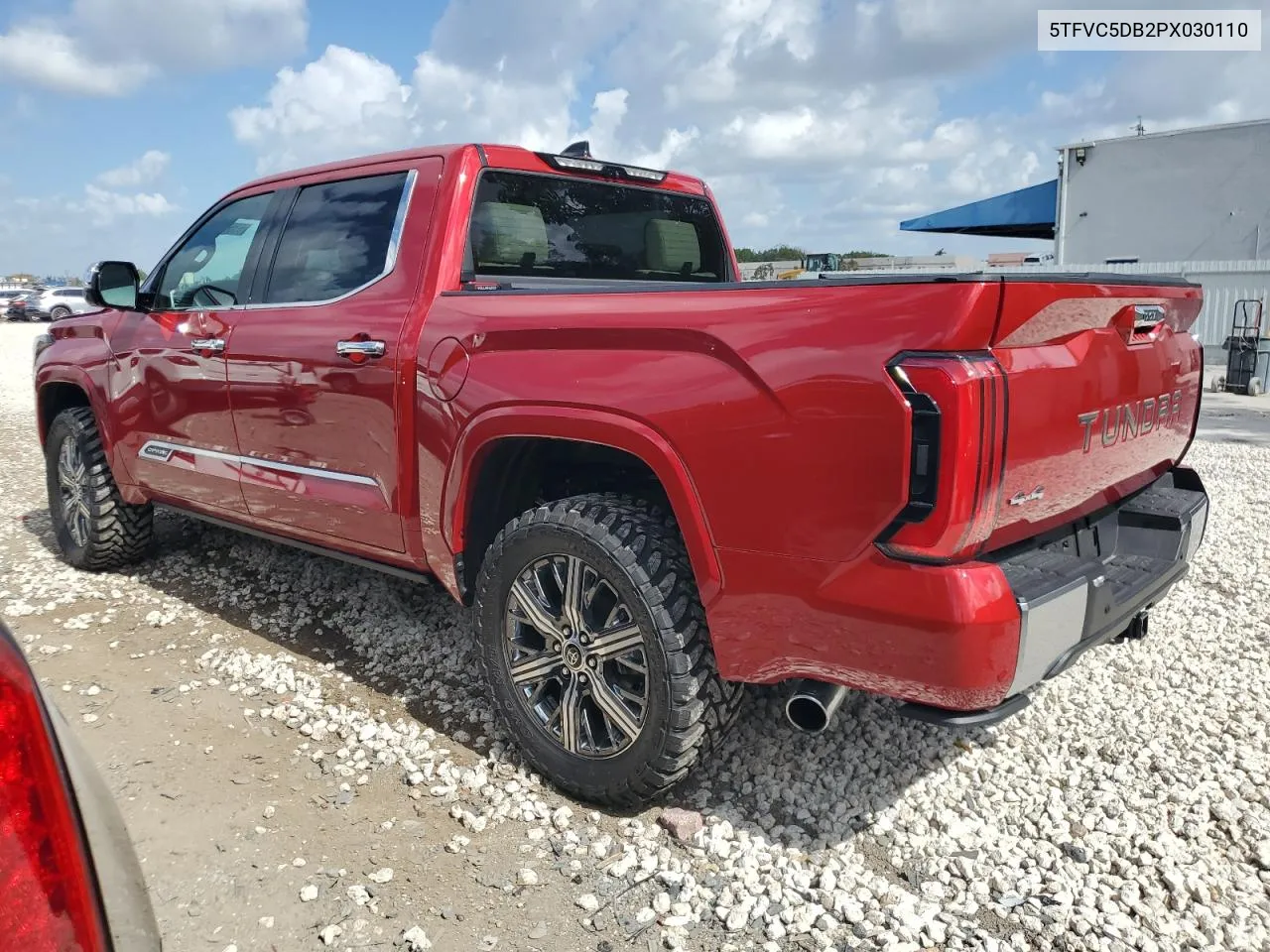 2023 Toyota Tundra Crewmax Capstone VIN: 5TFVC5DB2PX030110 Lot: 53599804