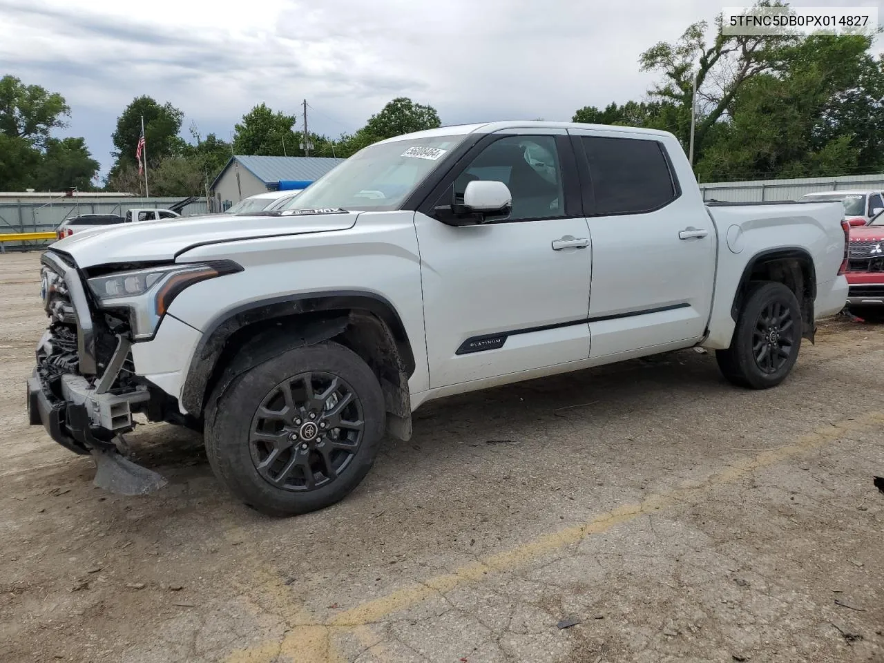 2023 Toyota Tundra Crewmax Platinum VIN: 5TFNC5DB0PX014827 Lot: 56008464