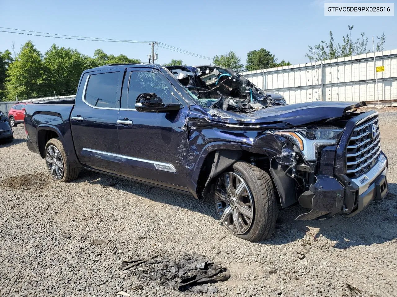 2023 Toyota Tundra Crewmax Capstone VIN: 5TFVC5DB9PX028516 Lot: 58878494