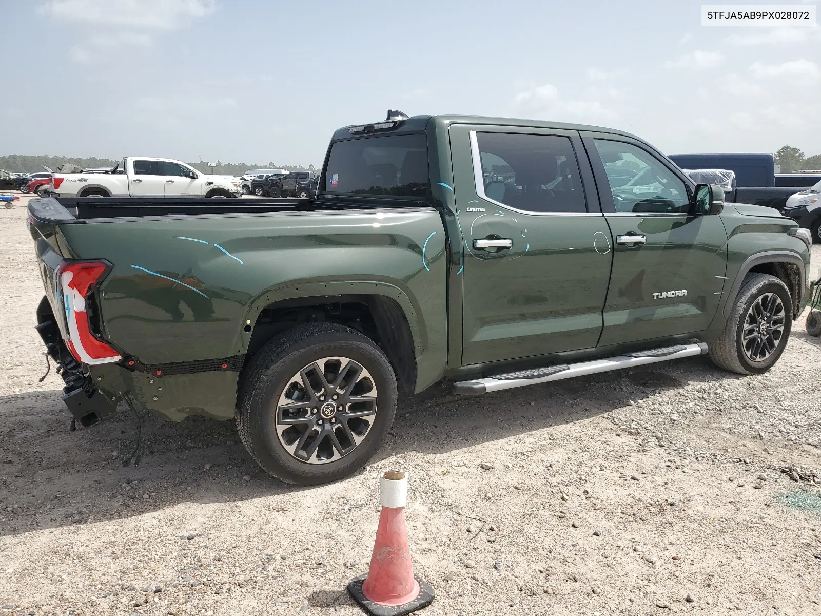 2023 Toyota Tundra Crewmax Limited VIN: 5TFJA5AB9PX028072 Lot: 63692054