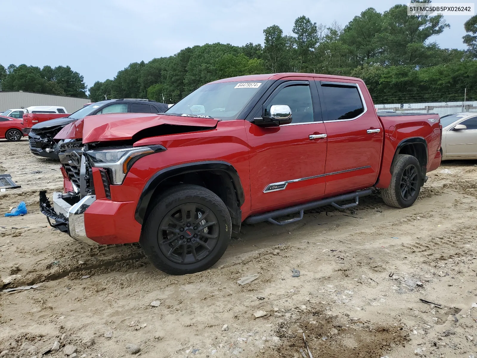 2023 Toyota Tundra Crewmax Platinum VIN: 5TFMC5DB5PX026242 Lot: 64479574