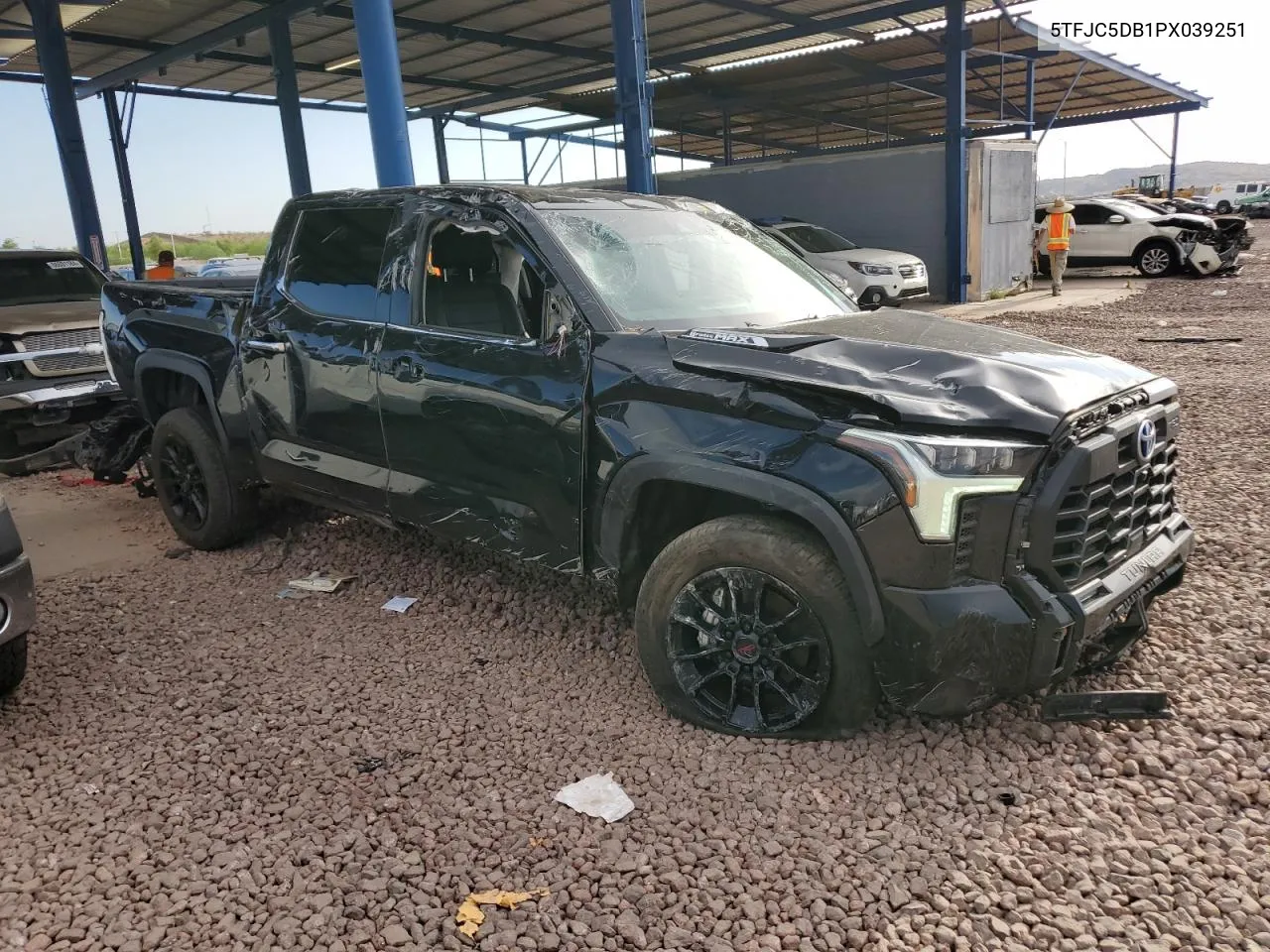 2023 Toyota Tundra Crewmax Limited VIN: 5TFJC5DB1PX039251 Lot: 66027024