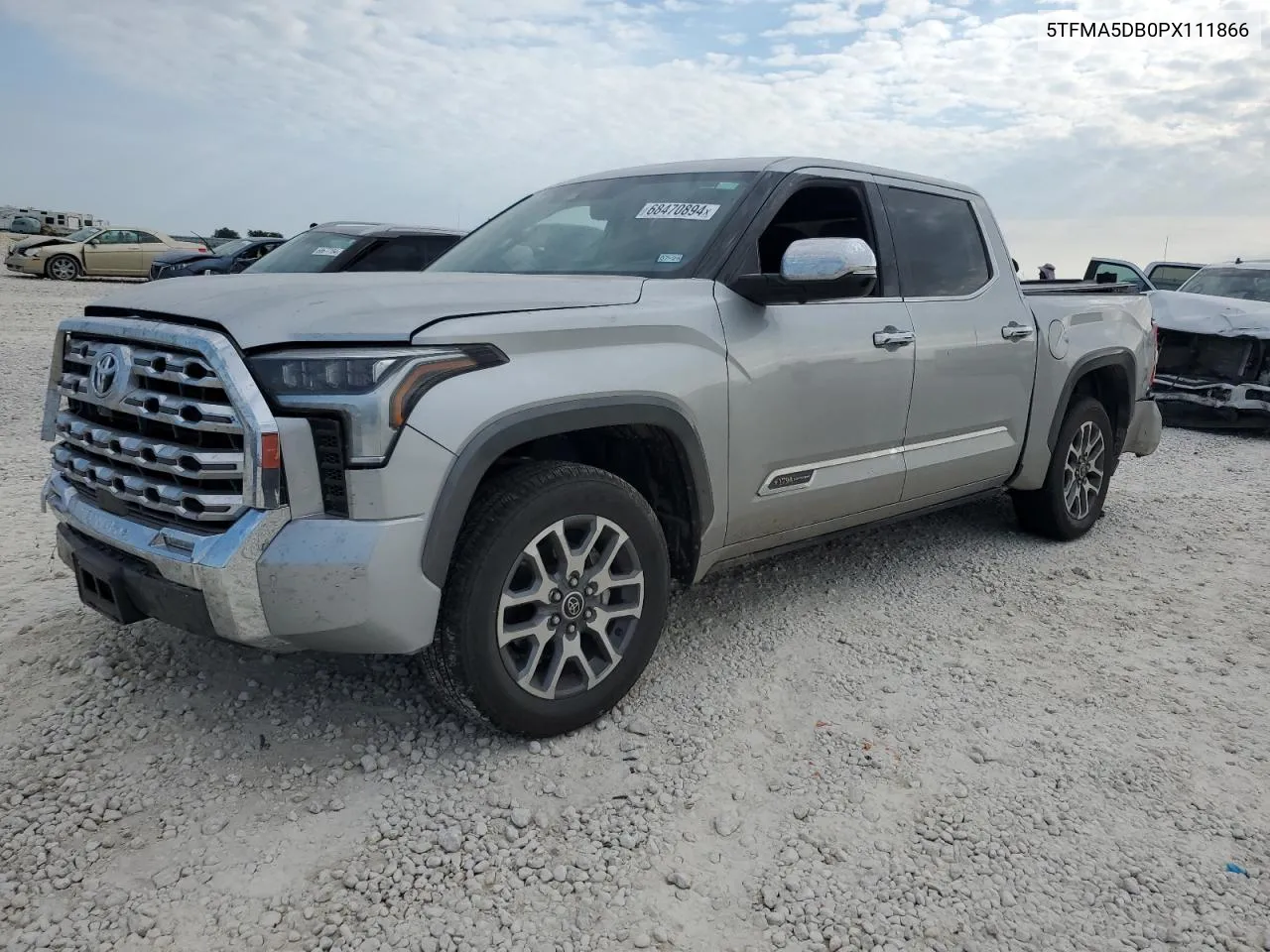 2023 Toyota Tundra Crewmax Platinum VIN: 5TFMA5DB0PX111866 Lot: 68470894