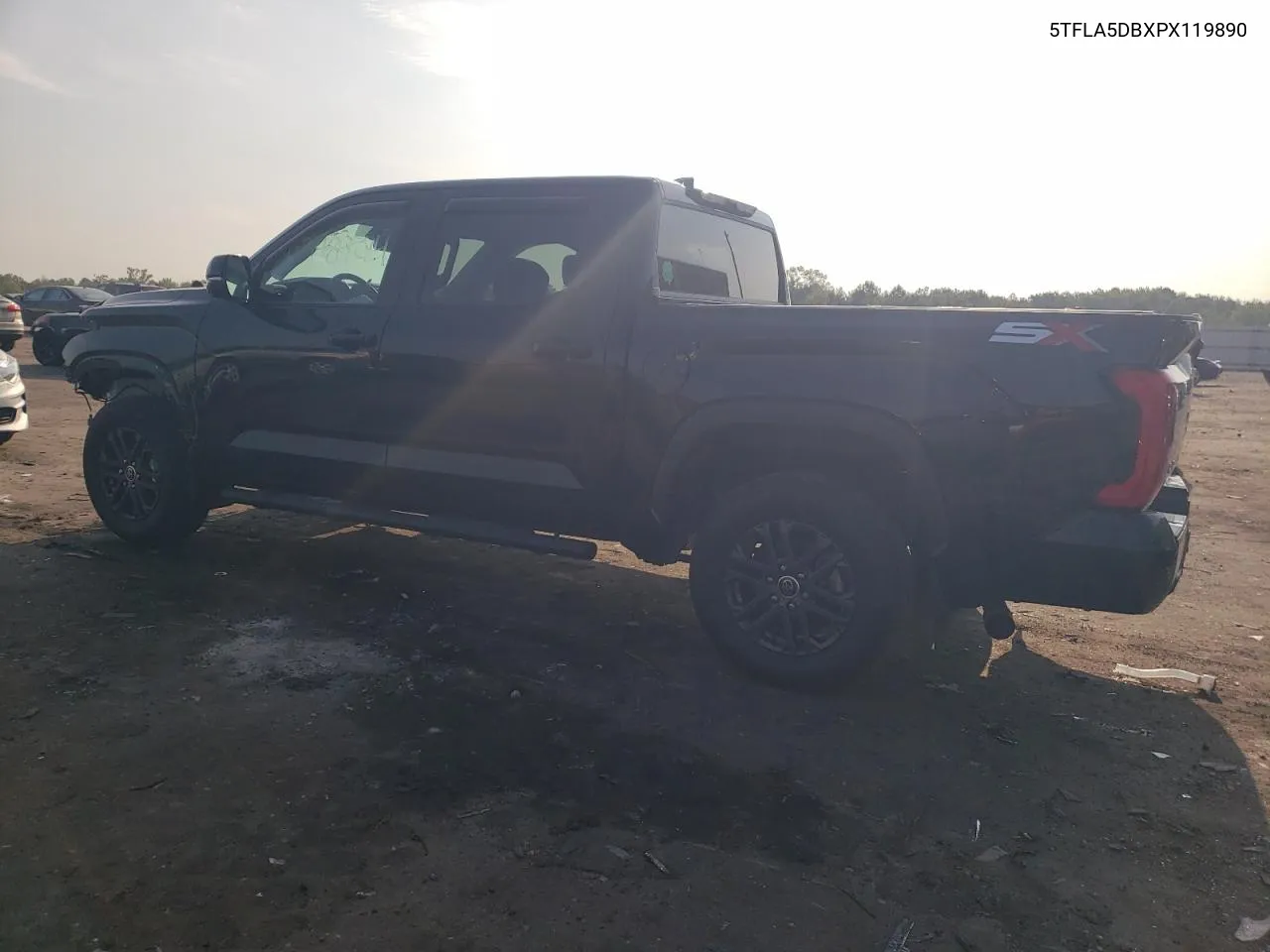 2023 Toyota Tundra Crewmax Sr VIN: 5TFLA5DBXPX119890 Lot: 69247504