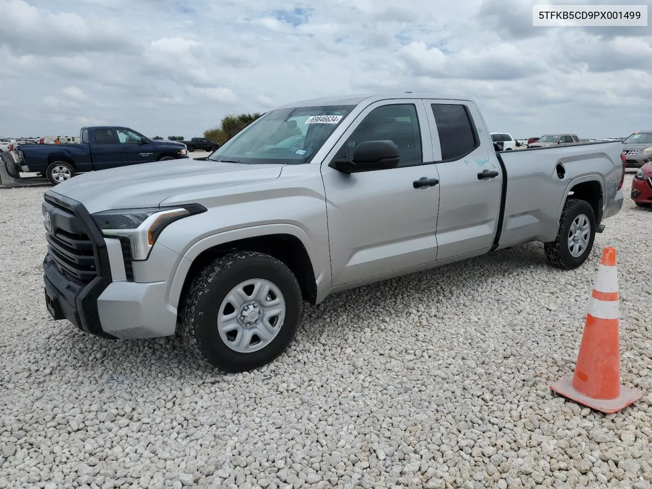 2023 Toyota Tundra Double Cab Sr VIN: 5TFKB5CD9PX001499 Lot: 69846634